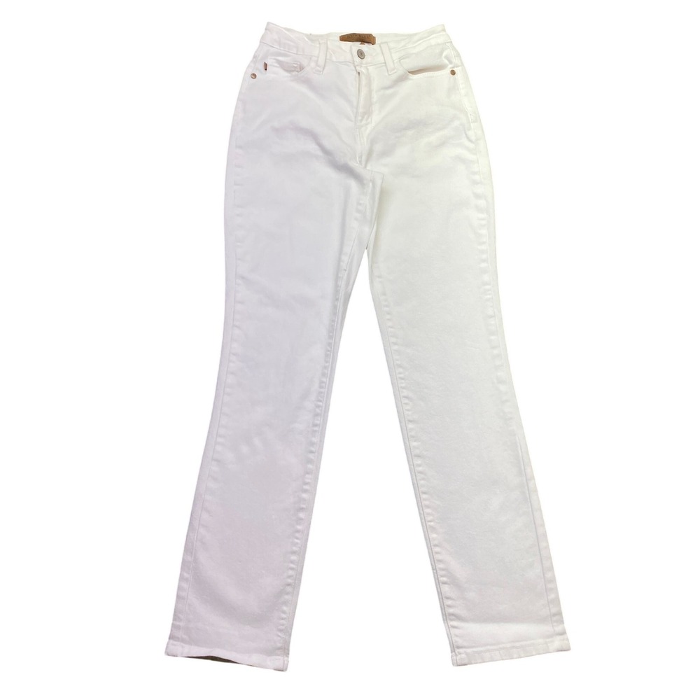 Judy Blue White Boyfriend Fit High Rise Stretch Jeans Size 1/25 JB88675-WHT